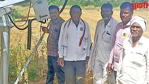 Paithan solar wire theft