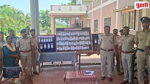 Nipani Police Recovered Mobile Phones 