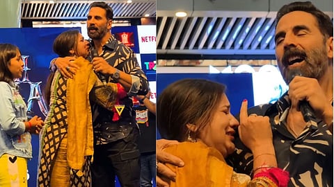 अक्षय कुमारला पाहून ती ढसाढसा रडू लागली, तो म्हणाला.. रडायचं नाही, “माझ्यासोबत डान्स करशील?”