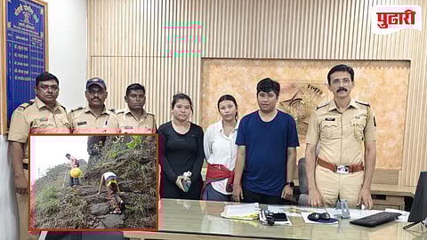 टकमक गडावर हरवले पर्यटक; पोलिसांची धाडसी शोधमोहीम, तिघांची सुखरूप सुटका