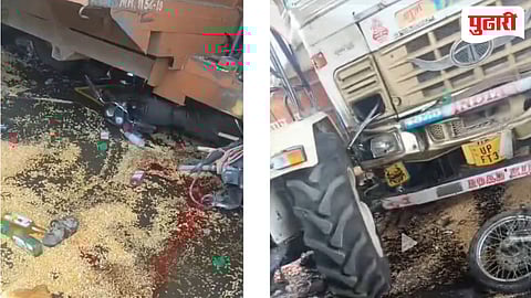 Dhule accident | धुळे-शिरपूर महामार्गावरील सोनगीर फाट्यावर भीषण अपघात