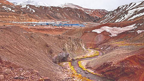 Argentina glaciers mining |