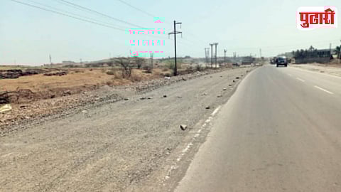 Baramati Nira Road Tree Cutting