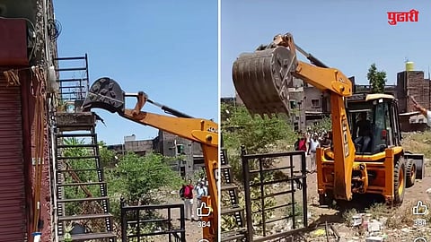 Amravati bulldozer action