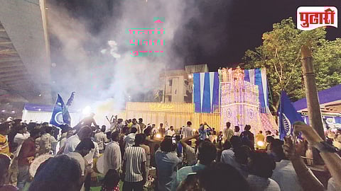 Ahilyanagar Ambedkar Jayanti Procession