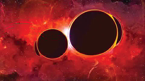 Black hole collision |