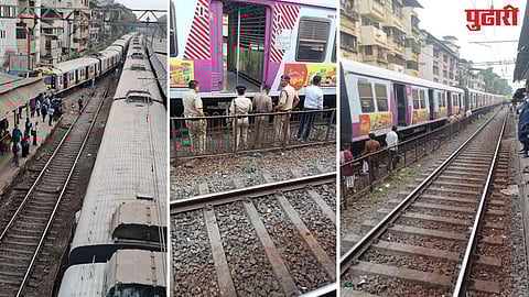 Dombivli local train derailment 
