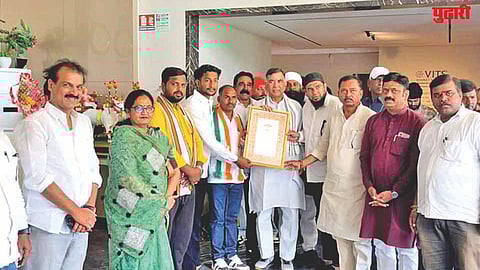 INC district president change Nanded