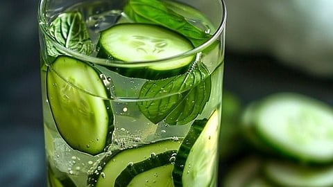 Benefits of cucumber water