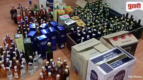 Illegal Liquor Raid