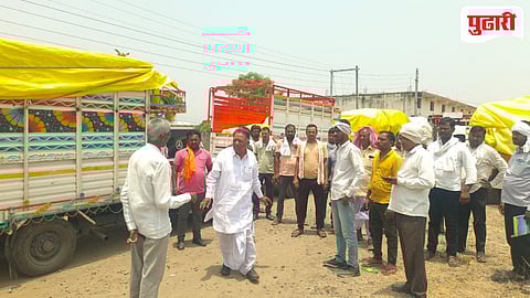 पूर्णेत टारगेट पूर्णतेमुळे हरबरा खरेदी बंद; शासनाच्या आडमुठ्या धोरणाविरुद्ध शेतकरी आक्रमक