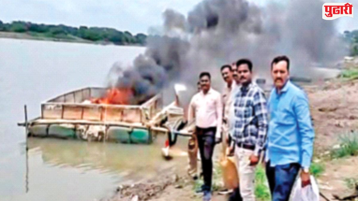 Nanded illegal sand mining