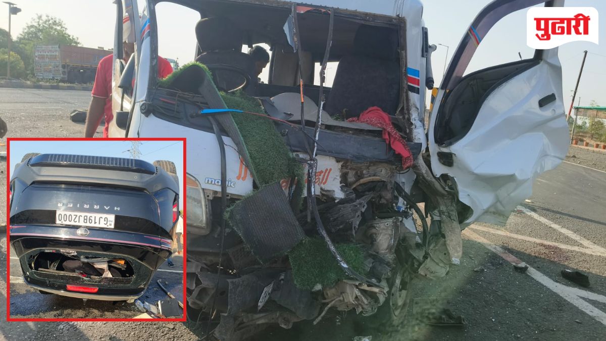 Washim accident | मेडशी बायपासवर भीषण अपघात; 10 महिला मजूर जखमी...