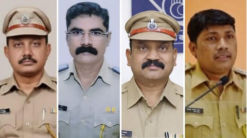 Chandrapur police officers honored