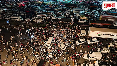 Pune breaking | नसरापूर पीडितेच्या नातेवाईक आणि संतप्त नागरिकांनी केला नवले ब्रिज बंद, चार तासापासून मुंबई बंगळूर महामार्ग ठप्प! 