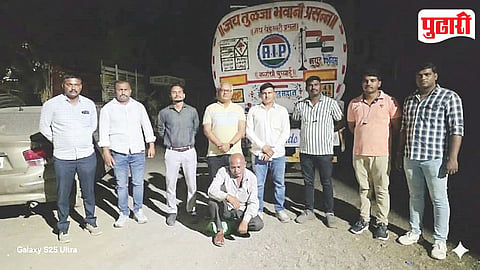 Ahilyanagar Illegal Diesel Tanker Seized