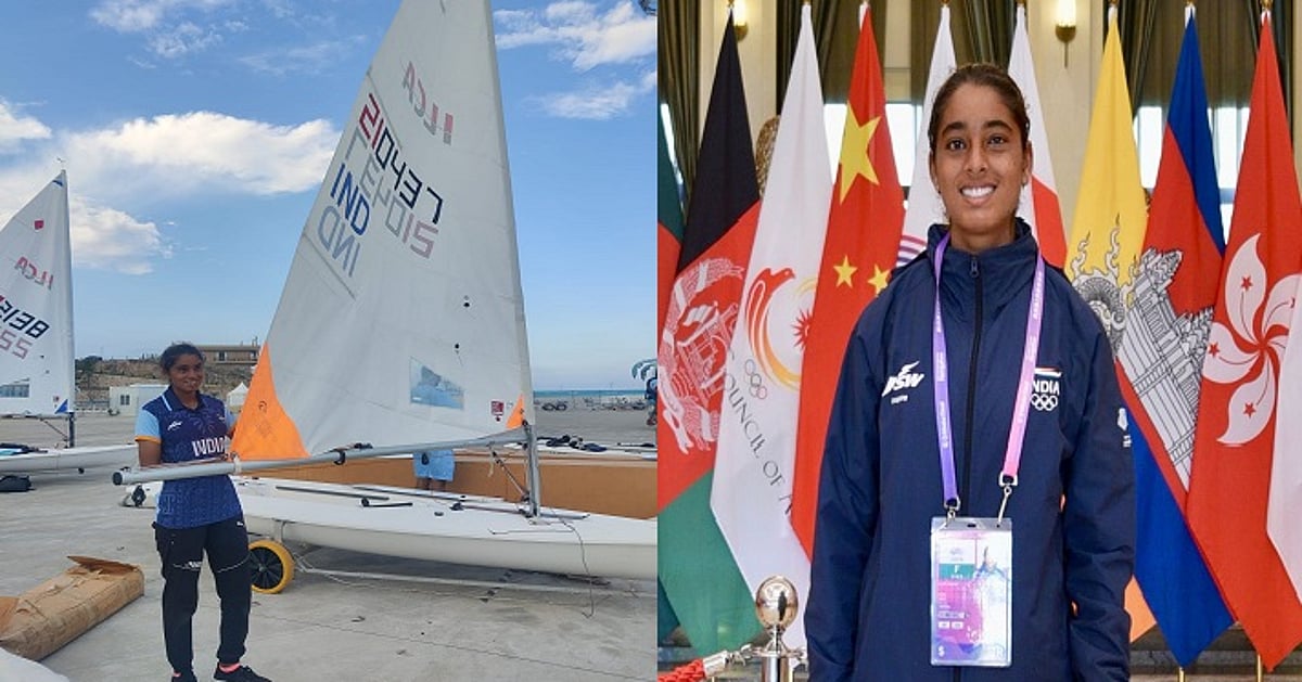 Neha Thakur meraih medali perak pada kompetisi berlayar Neha Thakur meraih medali perak pada kompetisi berlayar