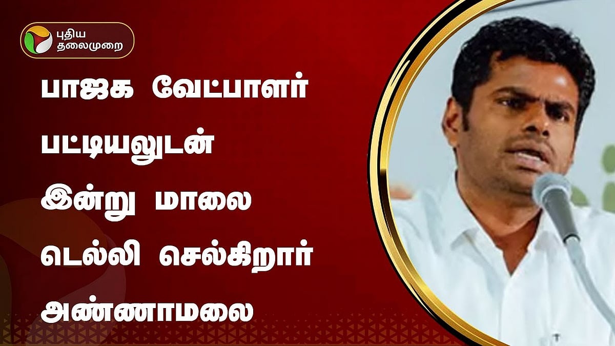 பாஜக வேட்பாளர் பட்டியலுடன் இன்று மாலை டெல்லி செல்கிறார் அண்ணாமலை | Annamalai going to delhi with bjp candidate list for Lok Sabha Election 2024