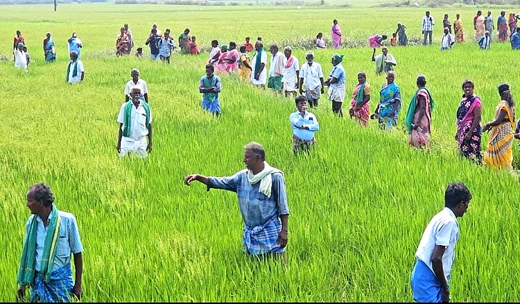 பரந்தூர் விமான நிலையத்துக்கு நிலங்களை கையகப்படுத்த எதிர்ப்பு - 600வது நாளாக மக்கள் ஆர்ப்பாட்டம்| Parandur Protest against land acquisition for Airport