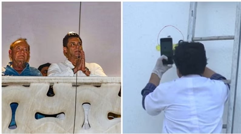 பாலிவுட் நடிகர் சல்மான் கான் வீட்டின் அருகே துப்பாக்கிச் சூடு/3 time gunshots near salman khans residence in mumbai