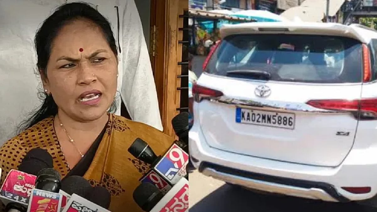 Bangalore BJP Worker met dies after union minister Shobha Karandlaje opens car door | காரை திறந்த பாஜக மத்திய அமைச்சர்.. பிரிந்த தொண்டரின் உயிர்.. 