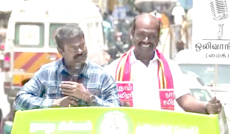 “அரசியல் கட்சித் தலைவர்கள் ஆம்புலன்ஸ் மூலம் பணத்தை எடுத்துச் செல்கிறார்கள்” - சீமான் | NTK chief Seeman election campaigned in chengalpattu