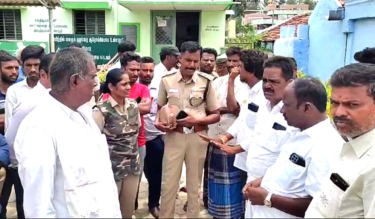 சத்தியமங்கலம்: யானை தாக்கி மூதாட்டி உயிரிழப்பு Sathyamangalam: old woman dies after being attacked by an elephant - Farmers are protesting