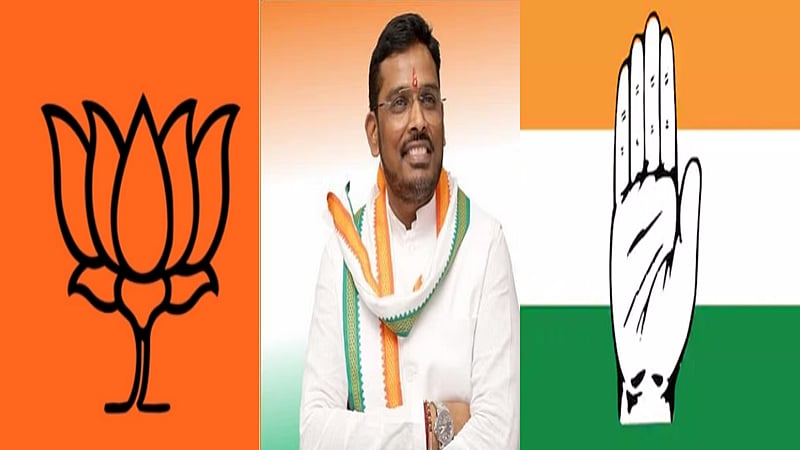 இந்தூர் காங்கிரஸ் வேட்பாளர் கடைசி நேரத்தில் பாஜகவில் இணைந்தார் | Indore congress candidate withdraws his nomination and joined BJP