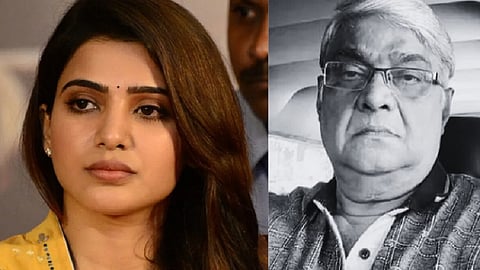 நடிகை சமந்தா மற்றும் அவரது தந்தை