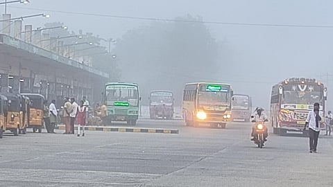 கடும் பனிமூட்டம்