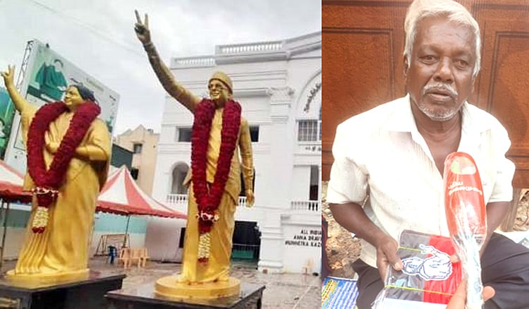 4 பிள்ளைகள் இருந்தும் அதிமுகவின் கொள்கையும், கொடியும்தான் எங்களை காப்பாத்துது - மூத்த தம்பதியர் / senior couple says ADMK policy and flag saved them