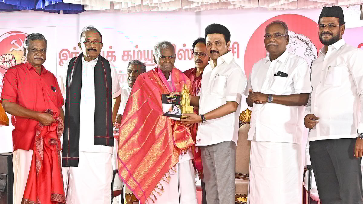 நல்லக்கண்ணுவின் நூற்றாண்டு விழா: முதல்வர் ஸ்டாலின் வாழ்த்து / Chief Minister Stalin wishes Nallakannu Centenary 