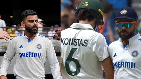 virat kohli fined for his physical altercation with sam konstas