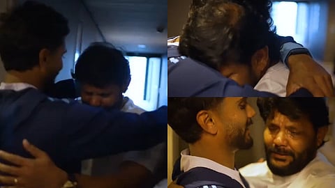 nitish kumar reddy meet his family