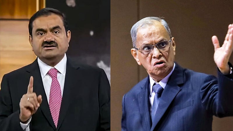 இன்போசிஸ் நாராயணன் மூர்த்தியை கேலி செய்த அதானி/Gautam Adani  witty response to Narayana Murthy about 70 hour work week advise
