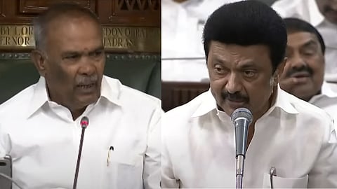 சபாநாயகர் அப்பாவு, முதலமைச்சர் மு.க.ஸ்டாலின்