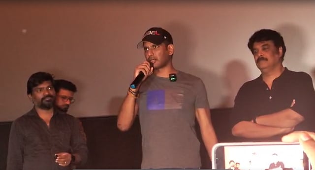 இவ்வளவு அன்பை நான் எதிர்பார்க்கலை; ரொம்ப ரொம்ப நன்றி... இப்போ நல்லா இருக்கேன்” - விஷால் / Actor Vishal in Madha gaja raja preview show