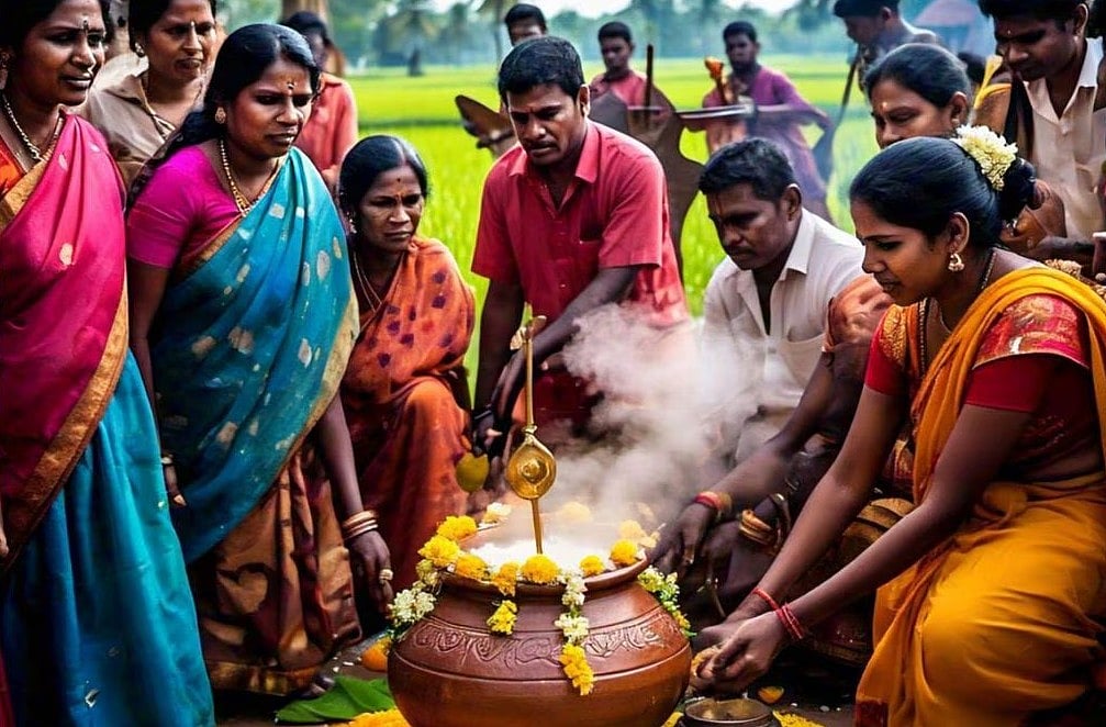 பல்வேறு பெயர்களில் களைக்கட்டிய பொங்கல் கொண்டாட்டம்/heres how pongal is celebrated across different india states in different name