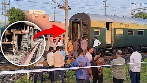 விழுப்புரம்: தடம் புரண்ட ரயில்