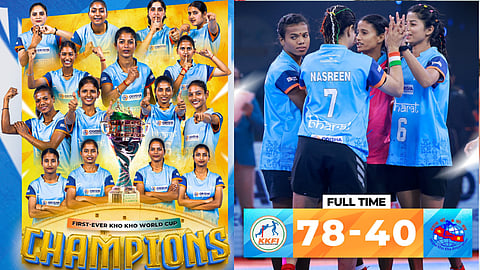 India women's won Kho Kho World Cup 2025 title