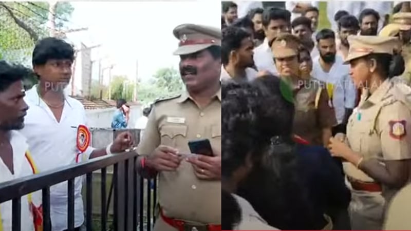 பரந்தூர் விஜய் சந்திப்பு: அதிகளவில் கூடும் மக்கள்.. அடையாள அட்டை கேட்கும் காவல்துறை.. / Vijay meets the people of Paranthur