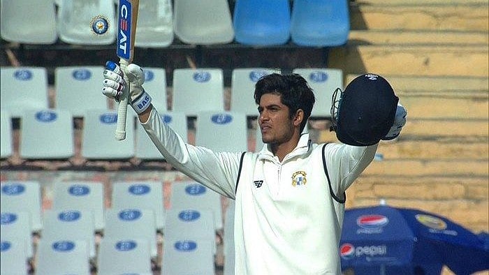 ரஞ்சிக்கோப்பையில் கர்நாடகா அணிக்கு எதிராக சதம் விளாசிய சுப்மன் கில் / Shubman Gill scored a century against Karnataka in the Ranji Trophy