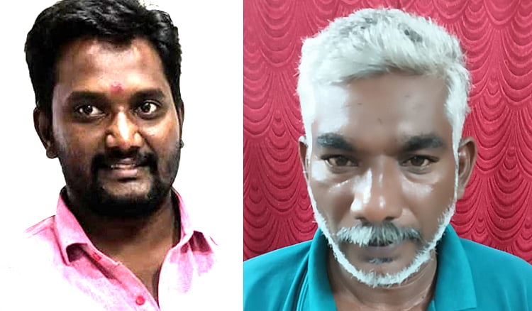 பஞ்சு வியாபாரி மீது பெட்ரோல் ஊற்றி தீ வைத்த சம்பவம் - தலைமறைவாக இருந்த இருவர் கைது Theni: Two arrested  on a cotton trader and setting him on fire