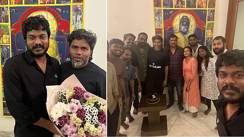 குடும்பஸ்தன் குழுவுடன் பா.ரஞ்சித்