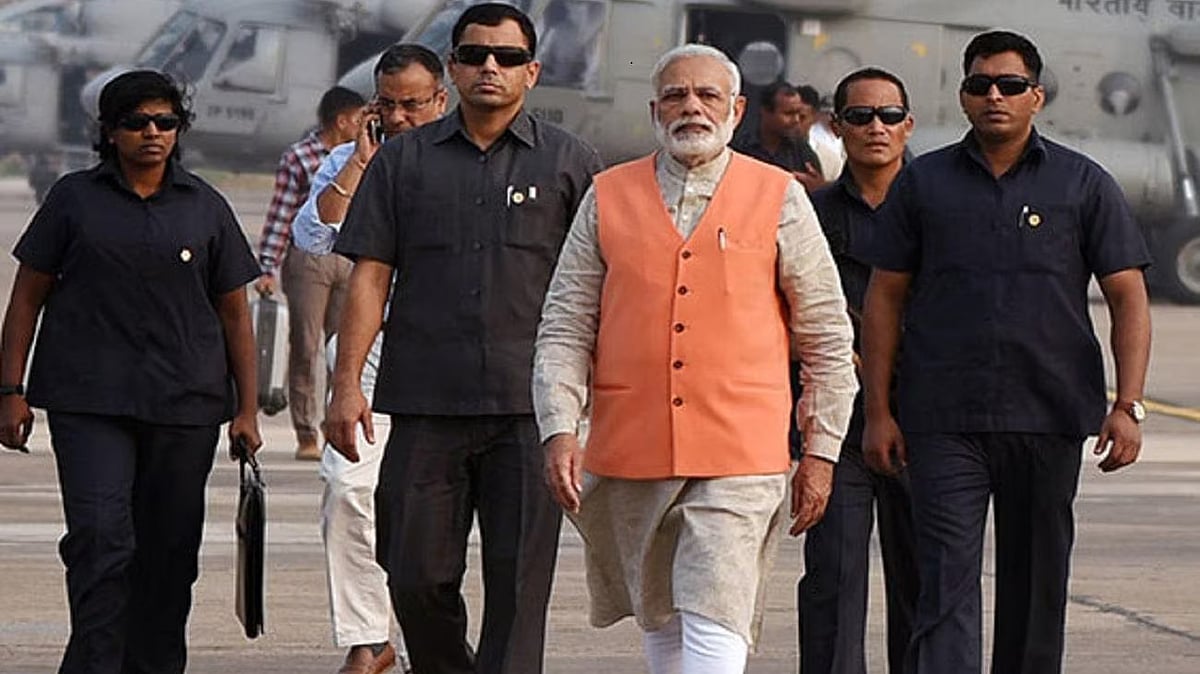 மோடி பாதுகாப்பு / prime ministers security has been allotted rs 489 crore
