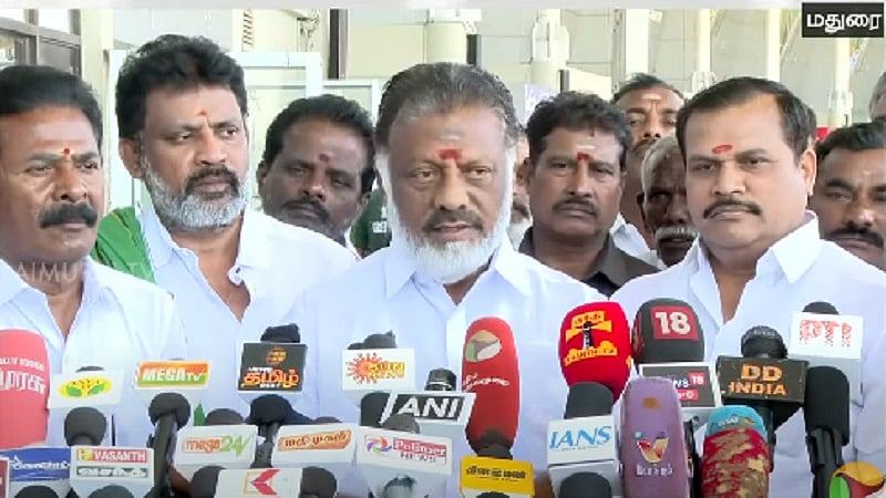 “எனக்காக யாரும் பரிந்துபேசத் தேவையில்லை” - ஓ.பன்னீர்செல்வம் / O. Panneerselvam comments on Rajan Chellappa's statement