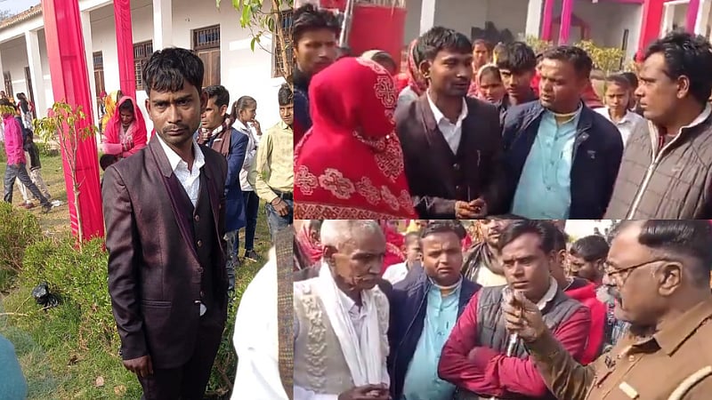 குடிபோதையில் மாலையை மாற்றிப்போட்ட மணமகன் நின்றுபோன திருமணம்  /bareilly bride calls off wedding after groom arrives in drunken puts garland on friend