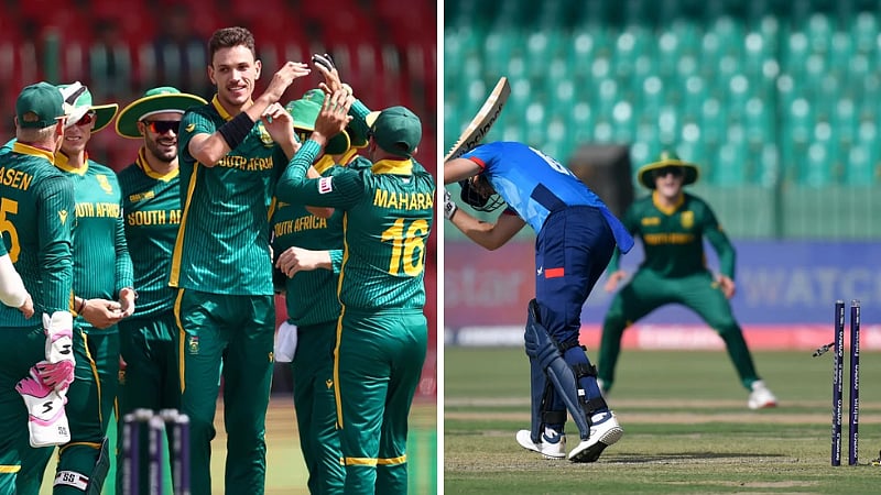 2025 சாம்பியன்ஸ் டிராபி அரையிறுதிக்கு முன்னேறியது தென்னாப்பிரிக்கா / South Africa advance to 2025 Champions Trophy semi-finals