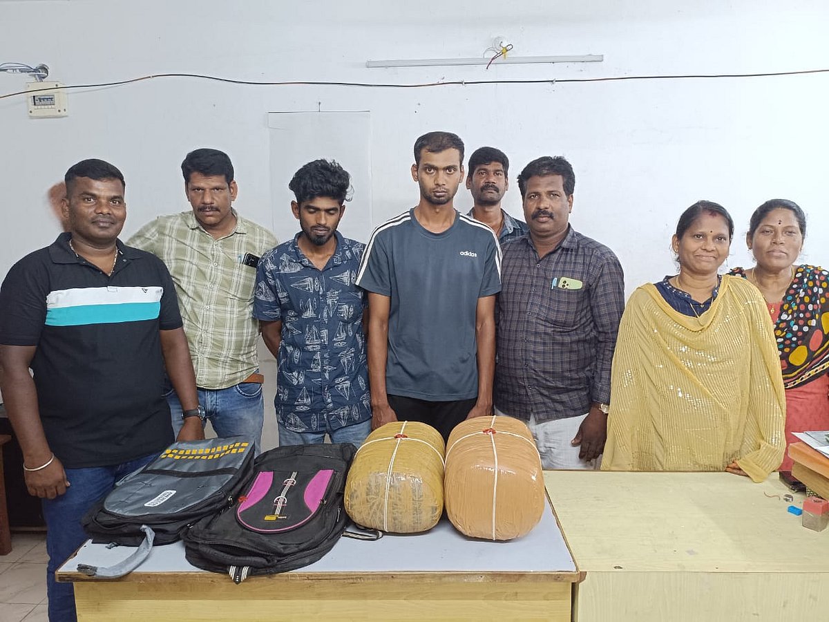 திருவள்ளூர் | ஒடிசாவில் இருந்து கடத்தி வரப்பட்ட 14 கிலோ கஞ்சா பறிமுதல் - இருவர் கைது Tiruvallur | 14 kg ganja seized - two arrested