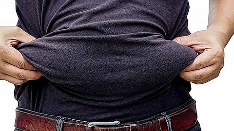 254 million people in India are affected by generalised obesity